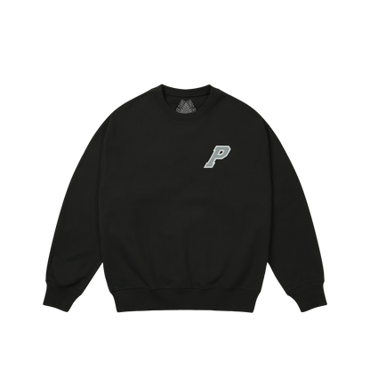 Palace Skateboards P3 Stitch CREW Black
