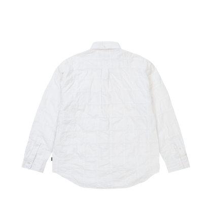 Palace Skateboards SEER Patch Oxford Shirt White
