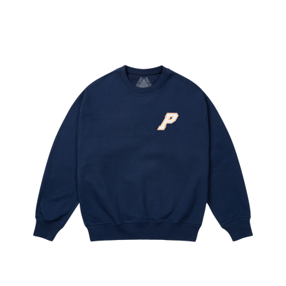 Palace Skateboards P3 Stitch CREW NAVY