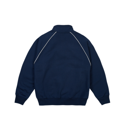 Palace Skateboards Piped 1 / 4 ZIP NAVY