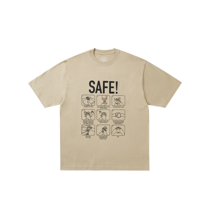Palace Skateboards SAFE T-Shirt POP Orange