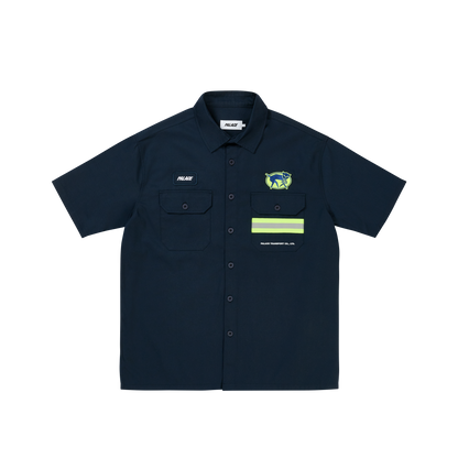 Palace Skateboards Transport Shirt Brown