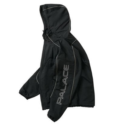 Palace Skateboards Piped Shell Jacket Black