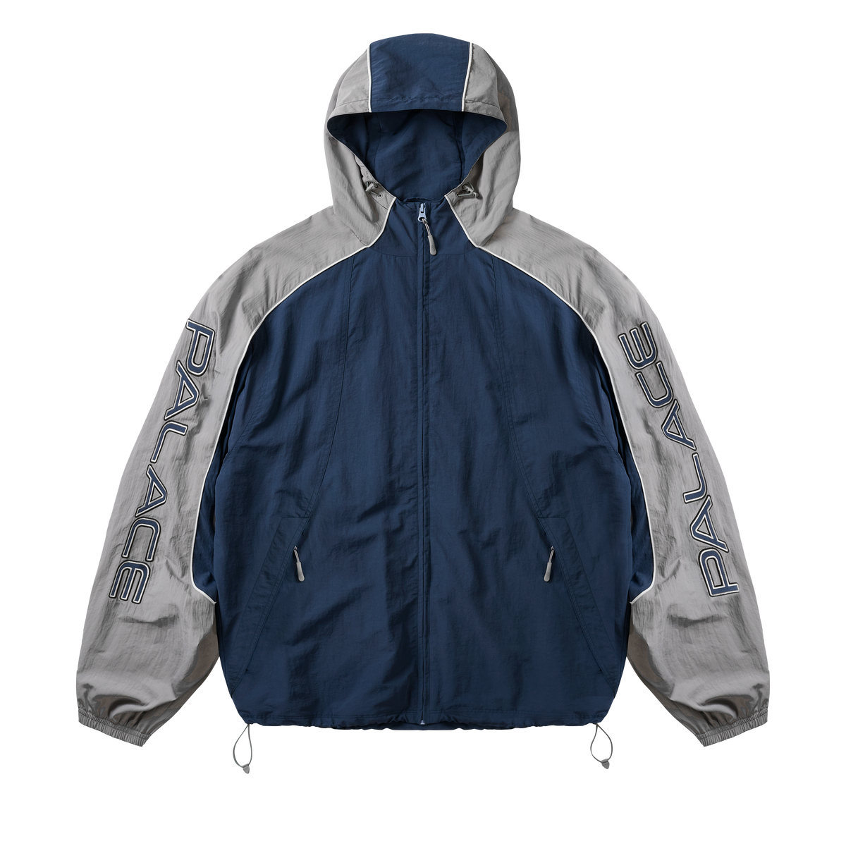 Palace Skateboards Piped Shell Jacket NAVY