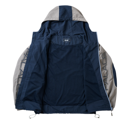 Palace Skateboards Piped Shell Jacket NAVY