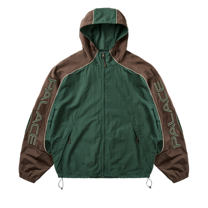 Palace Skateboards Piped Shell Jacket Racey Green