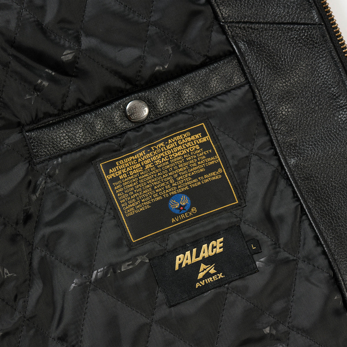 Palace Avirex Jacket Black