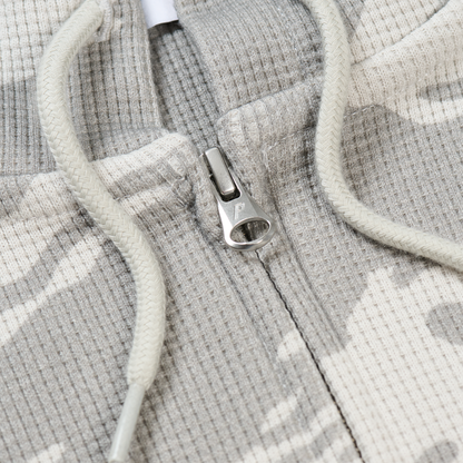 Palace Skateboards DOVE Stamp Waffle ZIP HOOD SNOW CAMO