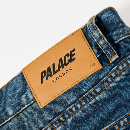 Palace Skateboards P90 Baggy JEAN DARK Stonewash Indigo