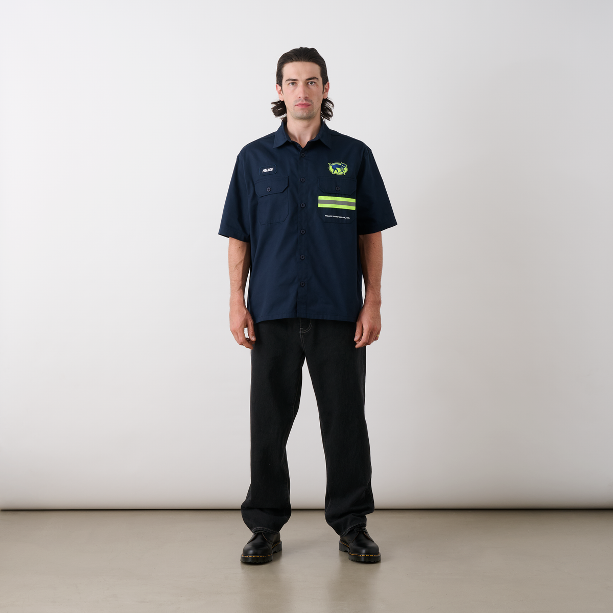Palace Skateboards Transport Shirt NAVY