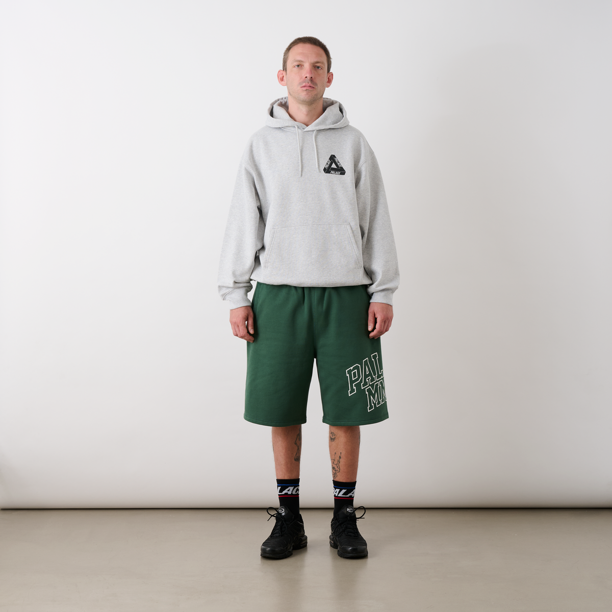 Palace Skateboards MMIX Sweat Short Racey Green