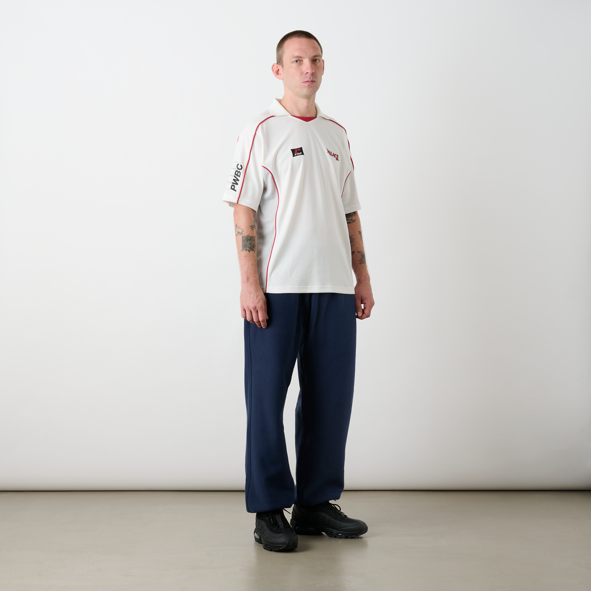 Palace GOLF MESH POLO White