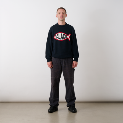 Palace Skateboards 10 OZ Double KNEE PANT Black