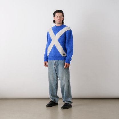 Palace Skateboards TOO Hairy FLAG KNIT Scotland