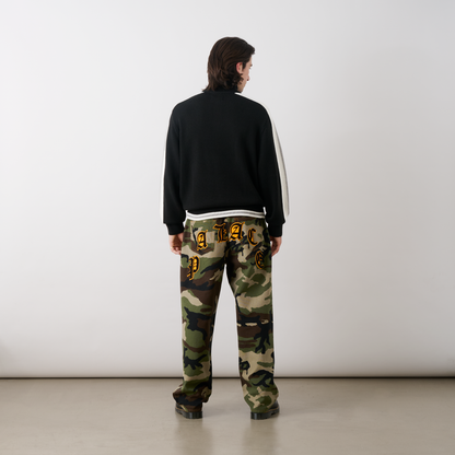 Palace Skateboards Legacy P90 Baggy JEAN Woodland CAMO