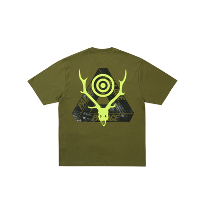 Palace South2 West8 STAG-FERG T-Shirt Olive CAMO