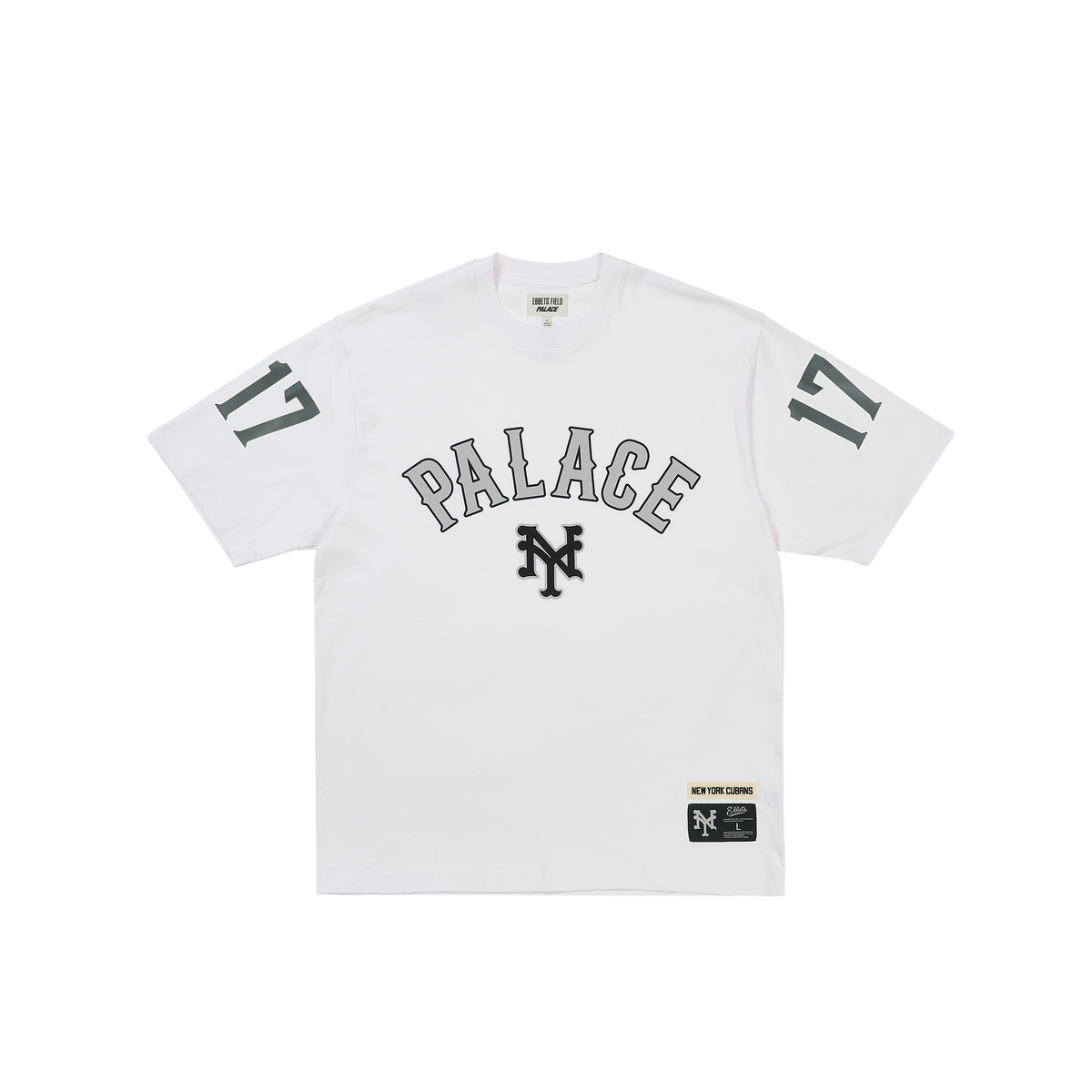 Palace NEW YORK Cubans T-Shirt GREY MARL
