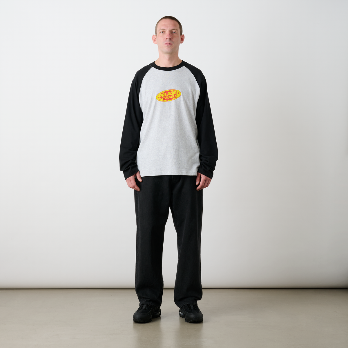 Palace Skateboards Tibetan Potala Longsleeve GREY MARL