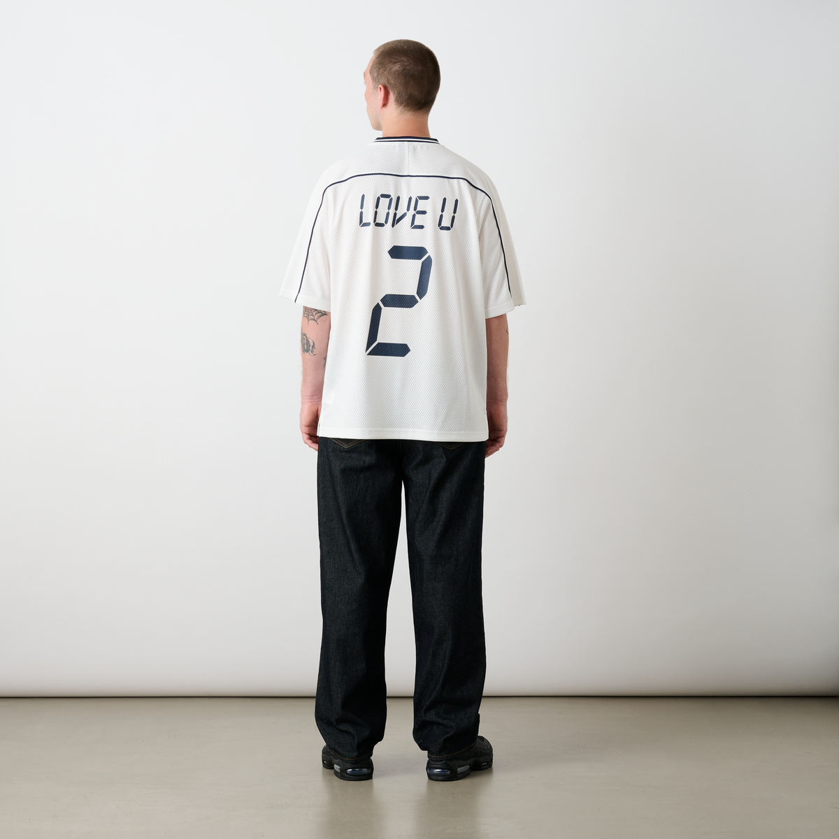 Palace LUV U MESH Jersey White
