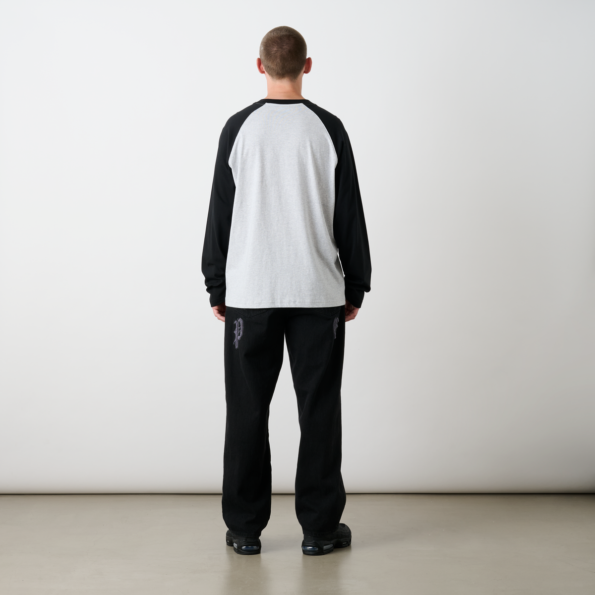 Palace Skateboards Tibetan Potala Longsleeve GREY MARL