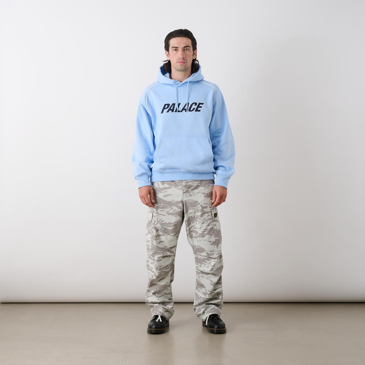 Palace Skateboards LINE IT UP HOOD Perfect BLUE