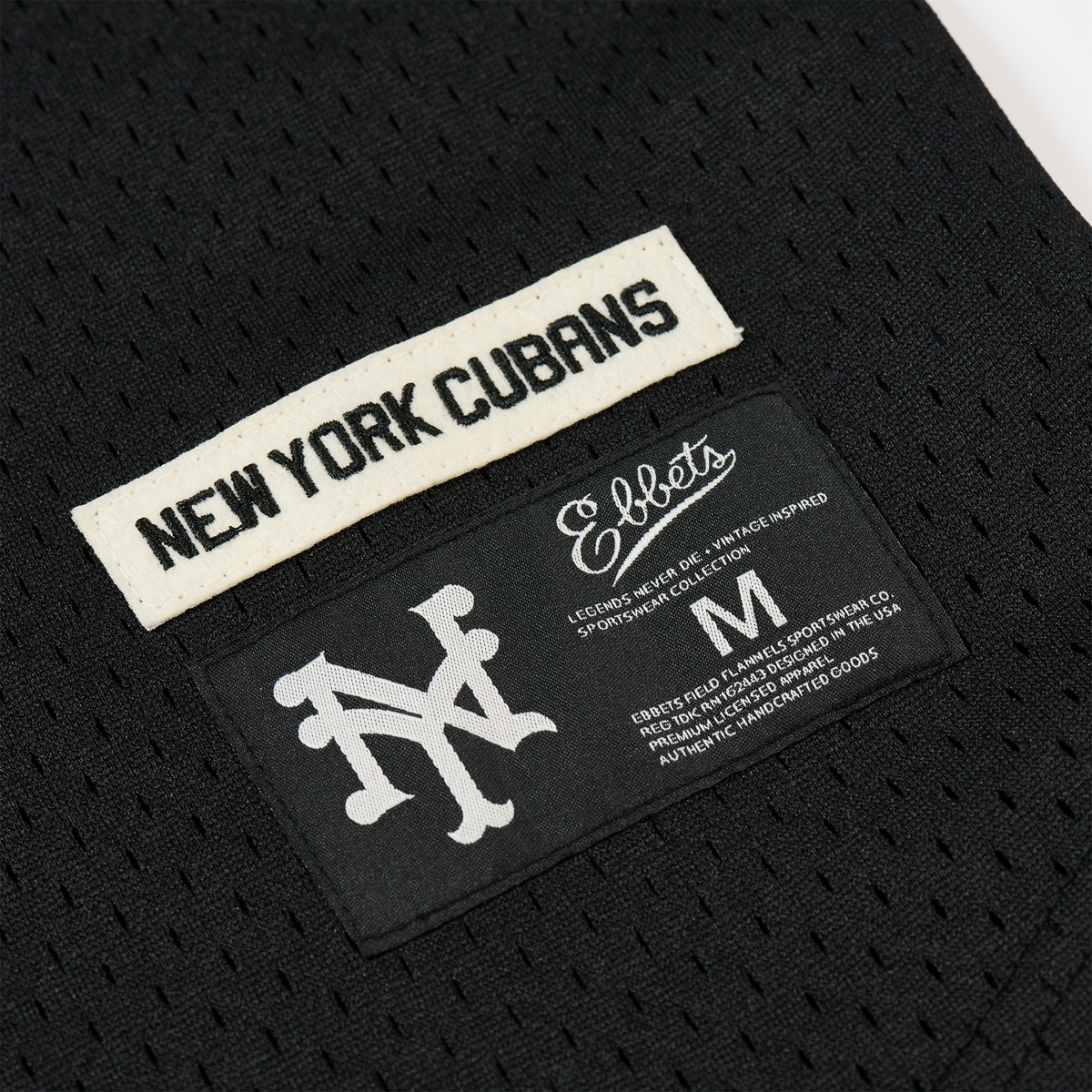 Palace NEW YORK Cubans MESH V-NECK Jersey Black