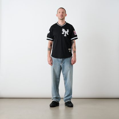 Palace NEW YORK Cubans MESH V-NECK Jersey Black