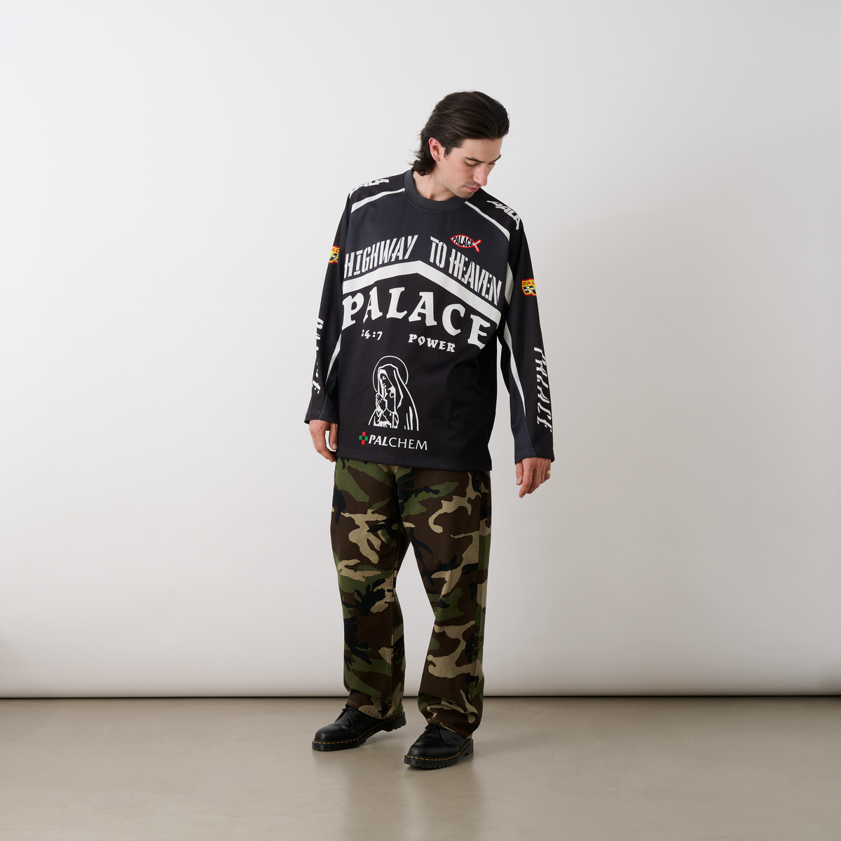 Palace Skateboards Highway to Heaven Jersey Black