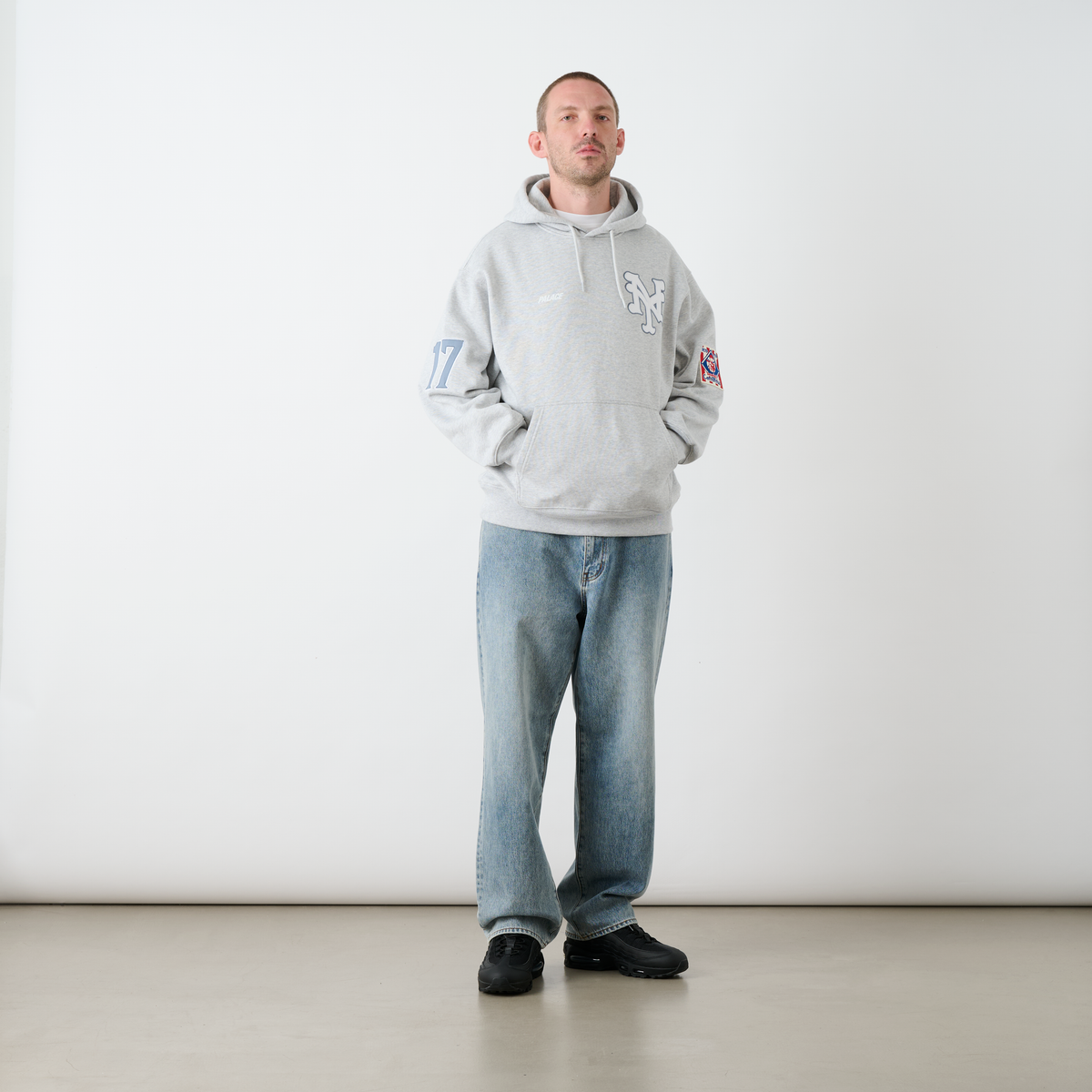 Palace NEW YORK Cubans HOOD GREY MARL