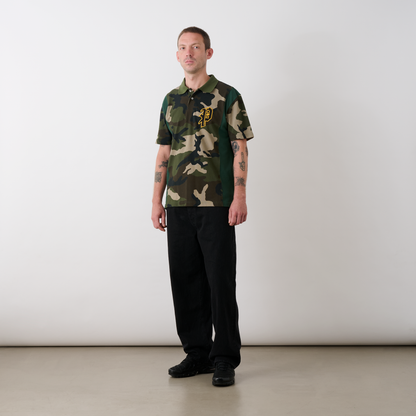 Palace Skateboards Legacy POLO Woodland CAMO