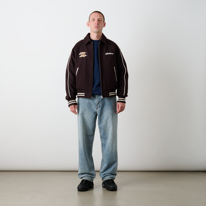 Palace Skateboards Betty BOOP Varsity Jacket Brown