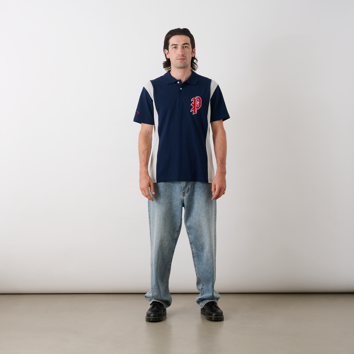Palace Skateboards Legacy POLO NAVY