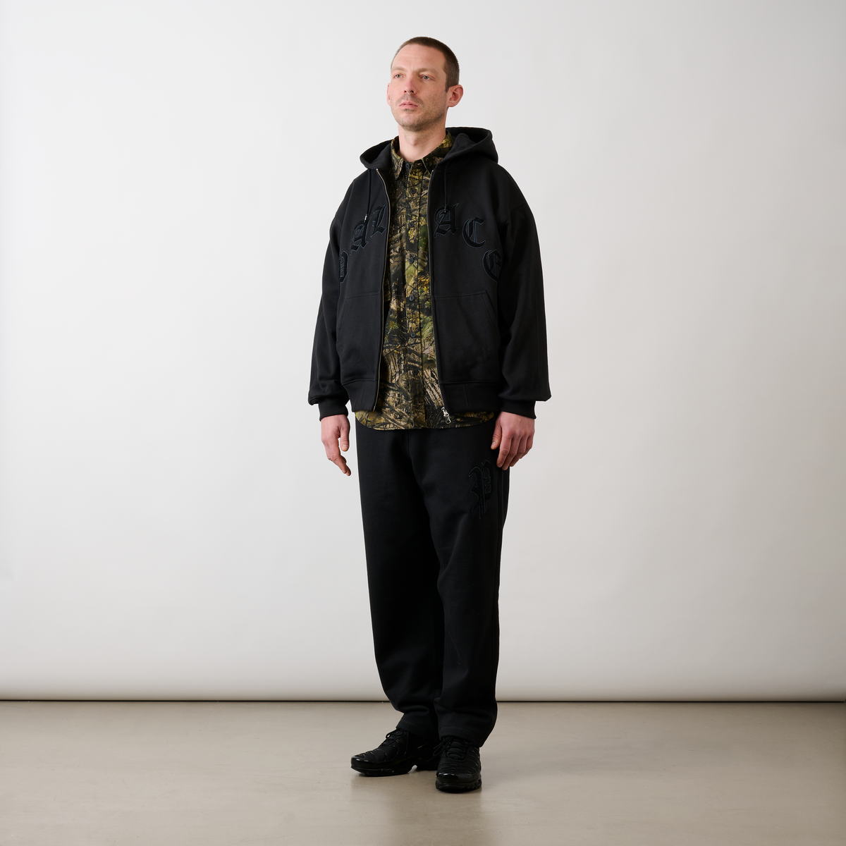 Palace Skateboards Legacy ZIP HOOD Black