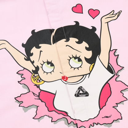 Palace Skateboards Betty BOOP Shirt Chill PINK