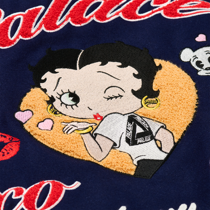 Palace Skateboards Betty BOOP Varsity Jacket NAVY