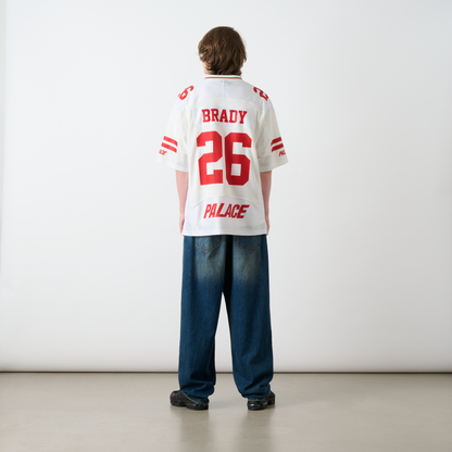 Palace Skateboards MESH TEAM Jersey White