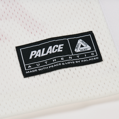 Palace Skateboards MESH TEAM Jersey White