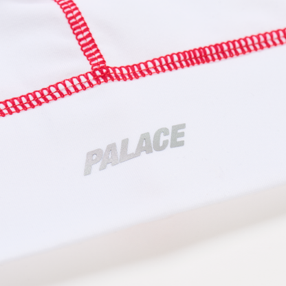 Palace Skateboards RUN IT NEIN CUFF Beanie White