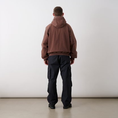 Palace Skateboards 10 OZ Hooded Canvas Jacket Brown