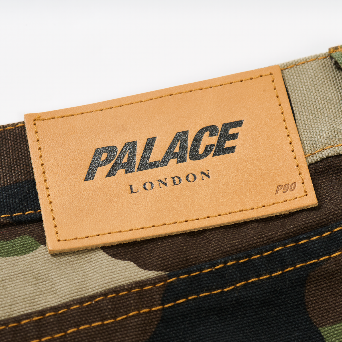 Palace Skateboards Legacy P90 Baggy JEAN Woodland CAMO