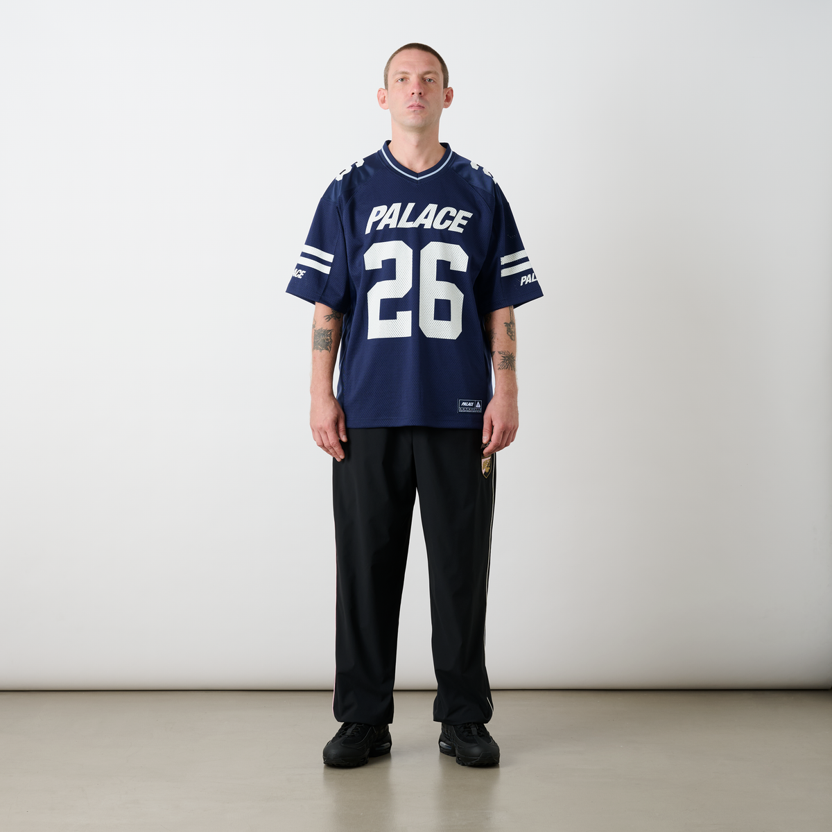 Palace Skateboards MESH TEAM Jersey NAVY