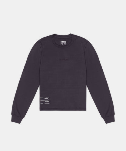Bandit Womens Micromesh Long Sleeve Tee Shadow