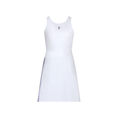 On Court Dress Split Edge White | Black (Women'S)