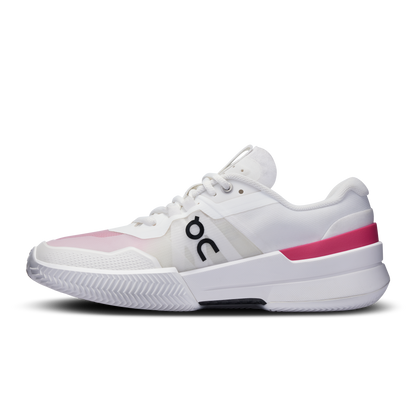 on running the roger pro 2 clay white pink (women's)