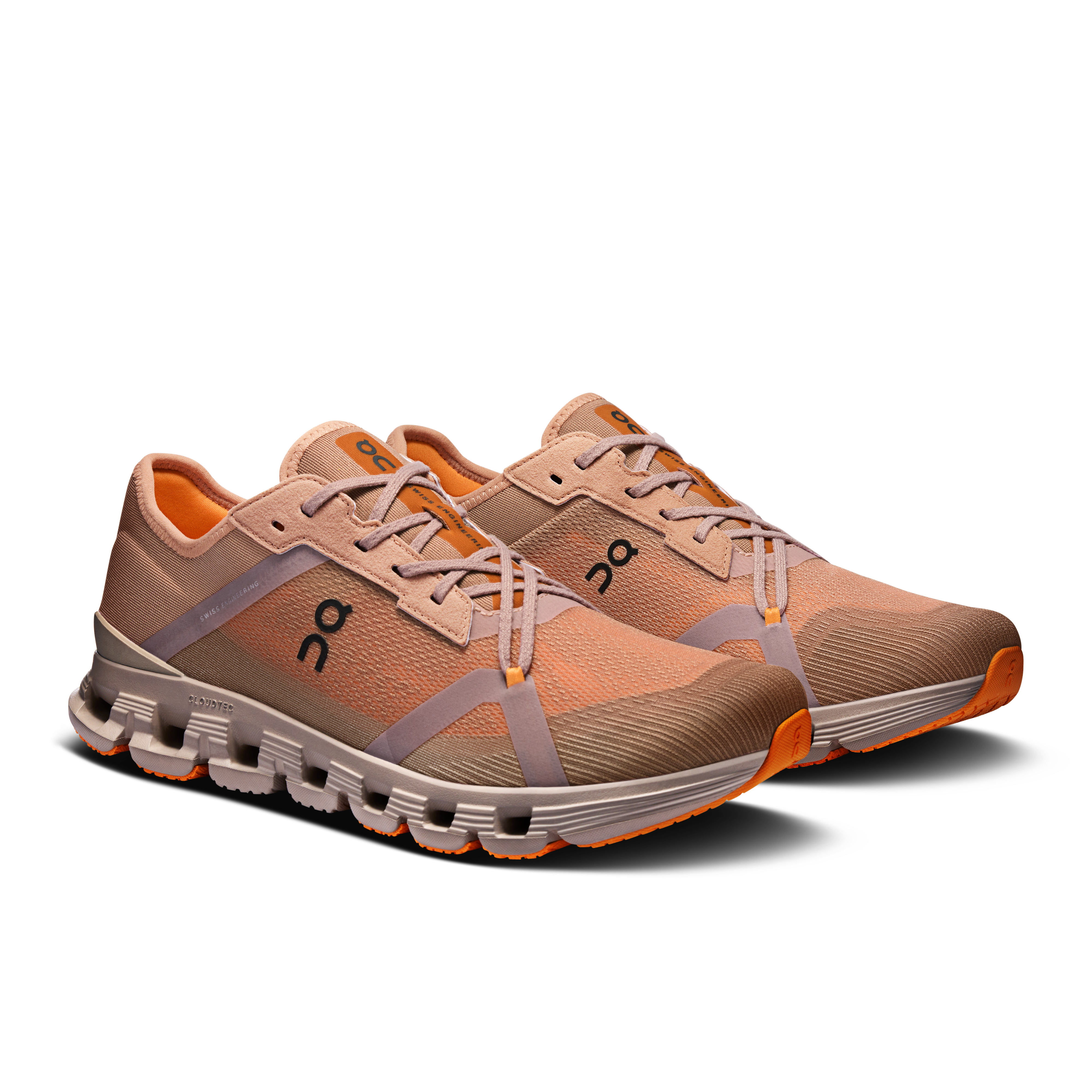 On Cloud X 4 Ad Rosebrown Tangerine