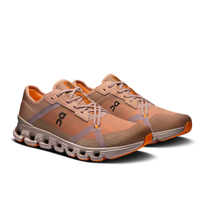 On Cloud X 4 Ad Rosebrown Tangerine