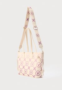 Valentino Samba Re Print Handbag Ecru/Rosa