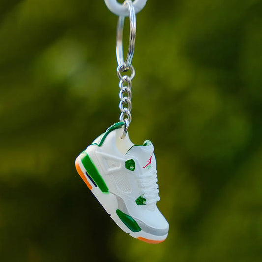 3D sneaker keychain AJ4 Pine Green