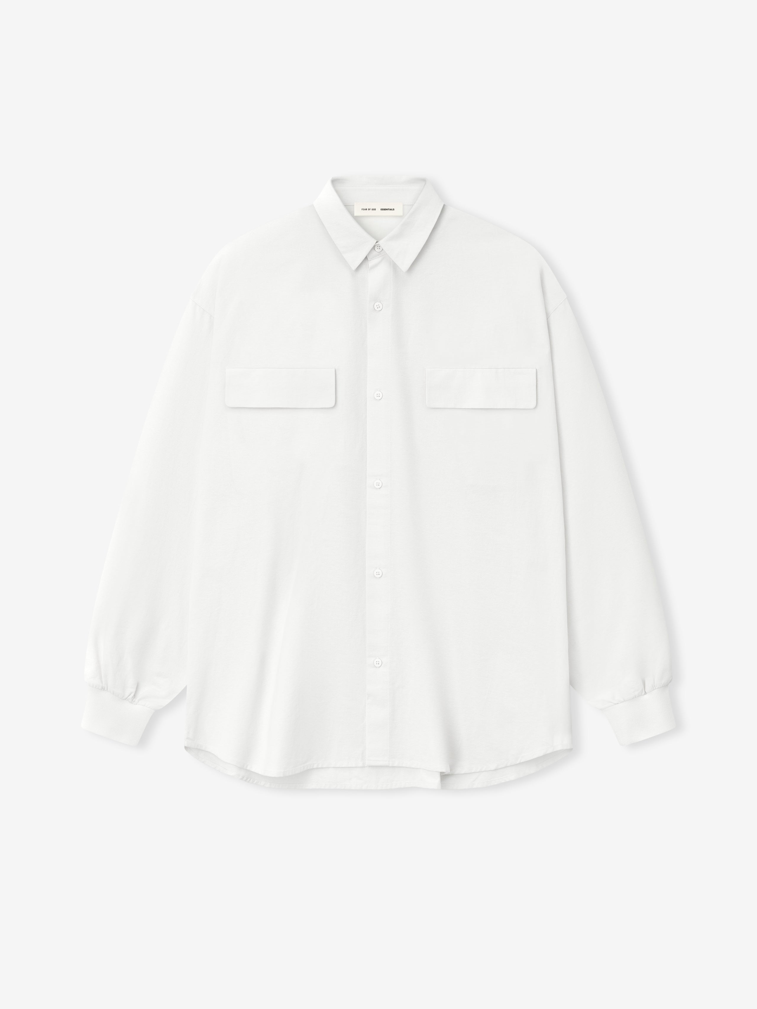 Essentials Oxford Shirt Cloud White