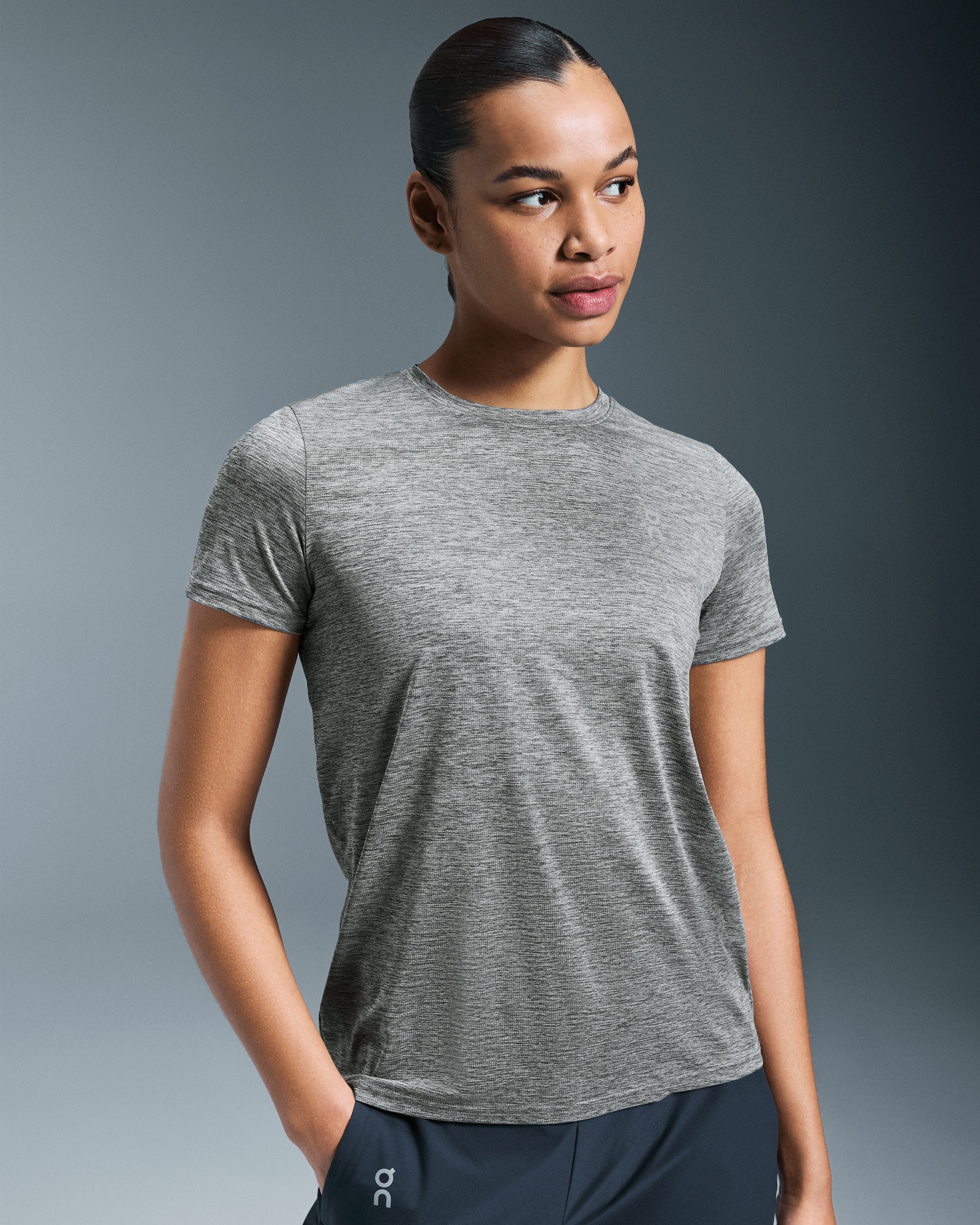 On Core-T Heather Gray (Women'S)